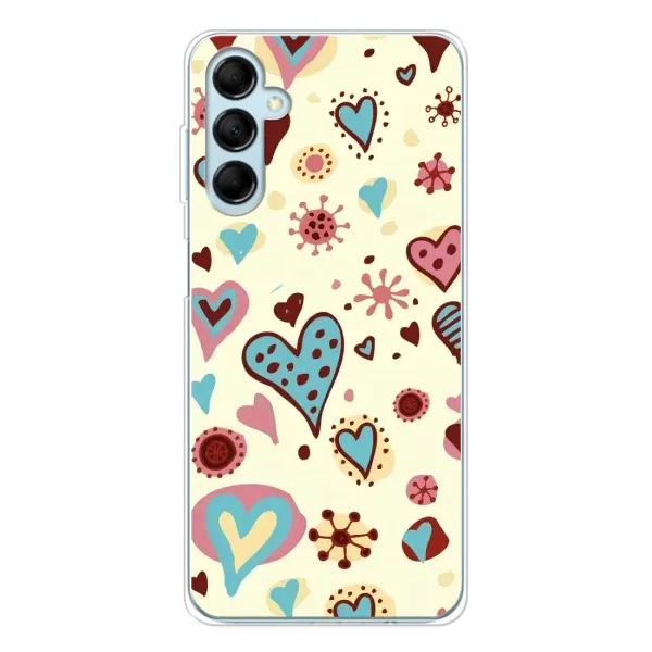 Чехол с принтом «Сердечки» для Samsung Galaxy M16