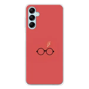Чехлы с Гарри Поттером для Samsung Galaxy M16 (AlphaPrint) (шрам и очки)