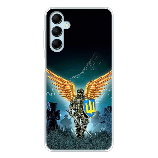 Чехол с принтом «Солдат ЗСУ» для Samsung Galaxy M16