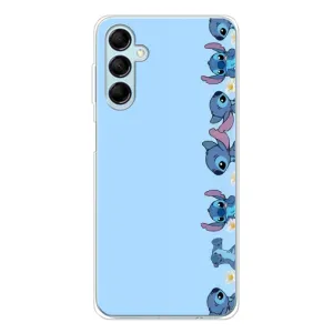 Чехол с принтом Стич на Samsung Galaxy M16 (Стич фон)