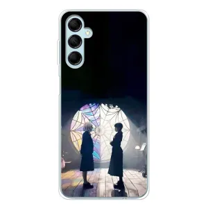 Чехлы Венсдей на Samsung Galaxy M16 Уэнсдей (AlphaPrint) (Уэнздей и Инид)
