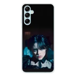 Чехлы Венсдей на Samsung Galaxy M16 Уэнсдей (AlphaPrint) (взгляд Уэнздей)