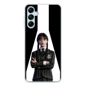 Чехлы Венсдей на Samsung Galaxy M16 Уэнсдей (AlphaPrint) (W-Wednesday)