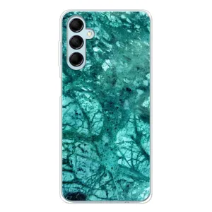 Мраморный чехол на Samsung Galaxy M16 (VPrint) (Зеленый мрамор)