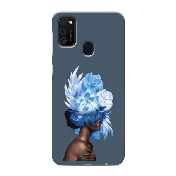 Чохол з принтом «Квіти на голові» для Samsung Galaxy M21 Чохол з принтом «Квіти на голові» для Samsung Galaxy M21