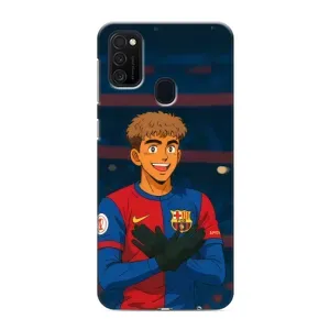 Чехол с футболистом Ламин Ямаль Samsung Galaxy M21 (Футболист Ямаль)