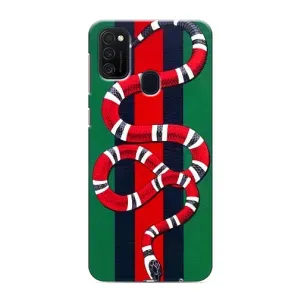 Чохли GUCCI для Самсунг Галаксі М21 (AlphaPrint) (Gucci змія)