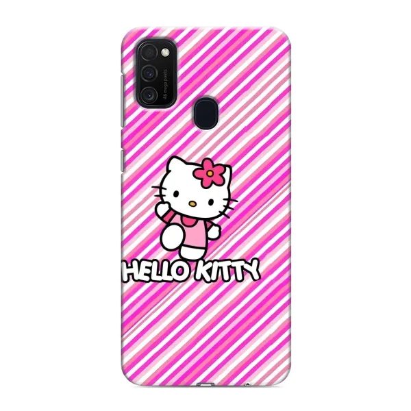 Чохол з принтом «Hello Kytty» для Samsung Galaxy M21