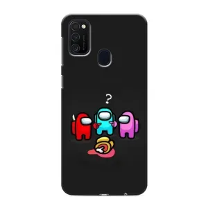 Чехол Амонг Ас для Samsung Galaxy M21 (AlphaPrint)