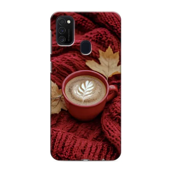 Чехол с принтом «Кофе на пледе» для Samsung Galaxy M21 Чехол с принтом «Кофе на пледе» для Samsung Galaxy M21