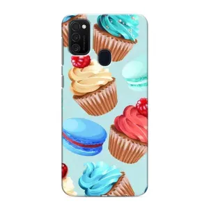 Чехлы с Фруктами для Samsung Galaxy M21 (VPrint) (Кексики)
