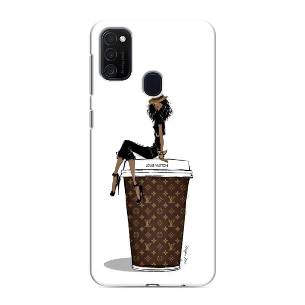 Чохол з принтом «кава LOUIS VUITTON» для Samsung Galaxy M21