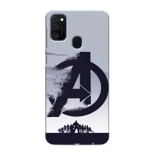 Чехлы с героями Марвел Samsung Galaxy M21 (VPrint) (Команда А)