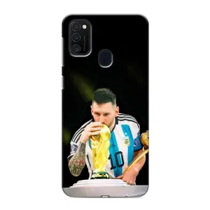 Чохли для Samsung Galaxy M21 (Leo чемпіон) (AlphaPrint) (Кубок Мессі)
