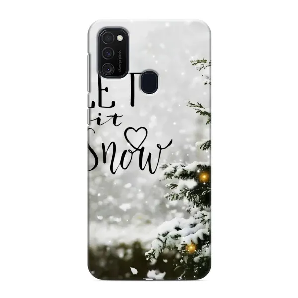 Чохол з принтом «Let it snow» для Samsung Galaxy M21 Чохол з принтом «Let it snow» для Samsung Galaxy M21