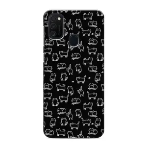 Чехол с принтом «Меленькие котики» для Samsung Galaxy M21