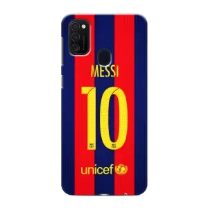 Чехлы Месси для Samsung Galaxy M21 (AlphaPrint) (Messi Barca 10)