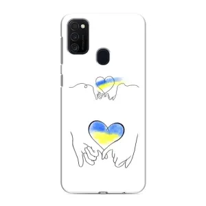 Чохол для Патріота України Samsung Galaxy M21 - (AlphaPrint) (Мир Україні)