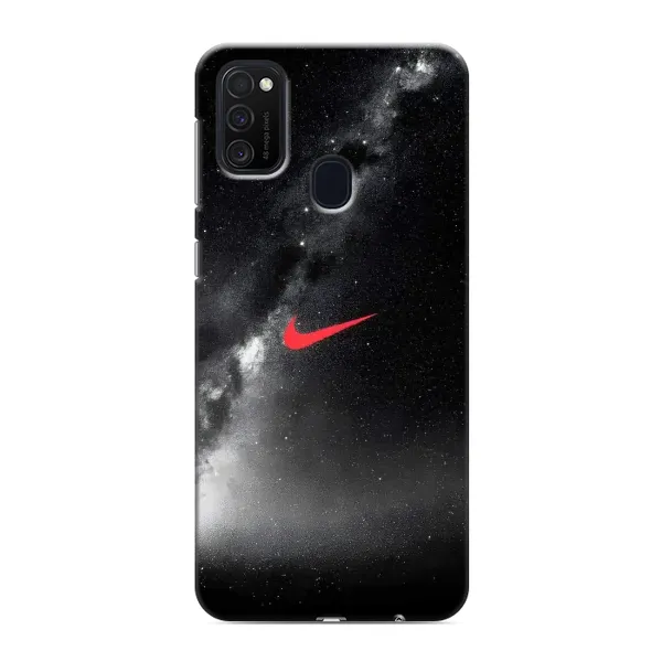 Чохол з принтом «Найк червоний» для Samsung Galaxy M21