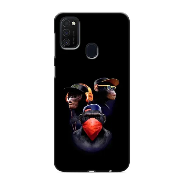 Чохол з принтом «Три мавпи» для Samsung Galaxy M21