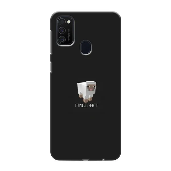 Чехол с принтом «Овечка Майнкрафт» для Samsung Galaxy M21