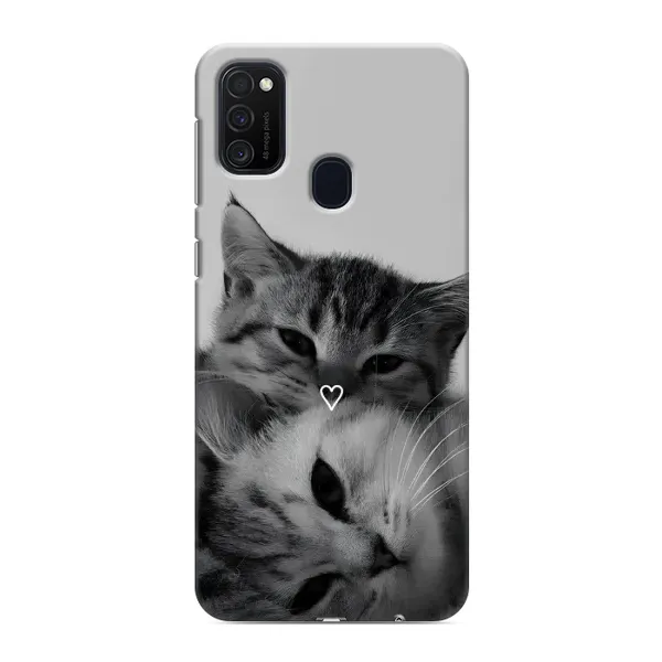 Чохол з принтом «Пара котів» для Samsung Galaxy M21 Чохол з принтом «Пара котів» для Samsung Galaxy M21