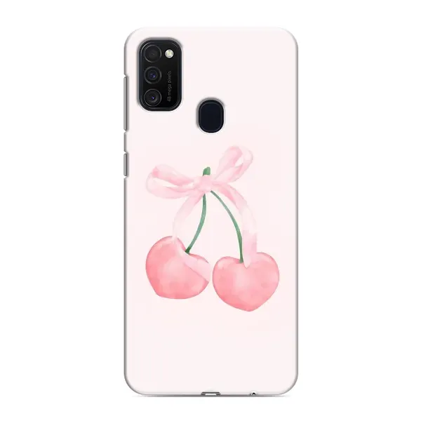 Чохол з принтом «Рожеві вишні» для Samsung Galaxy M21