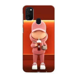 Чохол з принтом «З Кавою» для Samsung Galaxy M21
