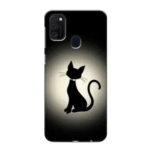 Чехол с принтом «Силуэт котика» для Samsung Galaxy M21