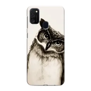 Чехол с птицами на Samsung Galaxy M21 (VPrint) (Сова)