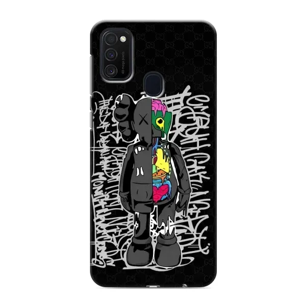 Чохол з принтом «Стиль Bearbrick» для Samsung Galaxy M21