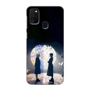 Чехлы Венсдей на Samsung Galaxy M21 Уэнсдей (AlphaPrint) (Уэнздей и Инид)
