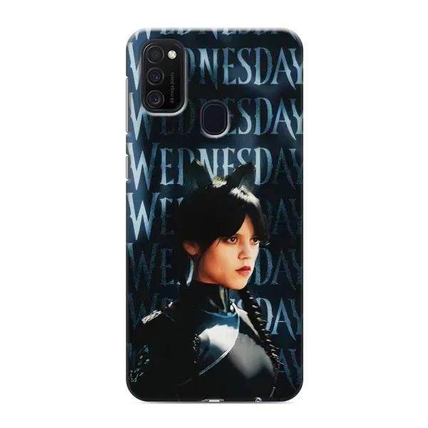 Чохол з принтом «Венздей кішка» для Samsung Galaxy M21