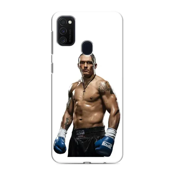 Чехол с принтом «Усик на белом» для Samsung Galaxy M21 Чехол с принтом «Усик на белом» для Samsung Galaxy M21
