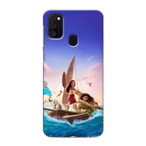 Чехол с мультфильмом Моана Samsung Galaxy M21 (Команда Ваяна Мауи)