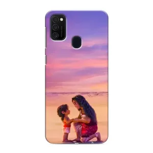 Чехол с мультфильмом Моана Samsung Galaxy M21 (Маленькая Ваяна)