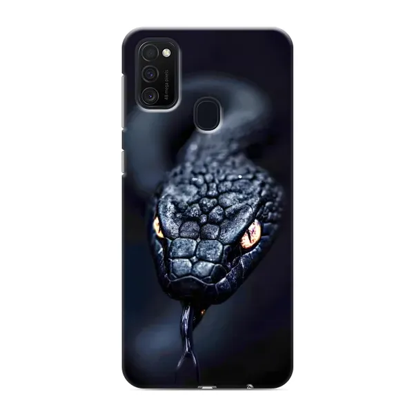 Чехол с принтом «Черная змея» для Samsung Galaxy M21