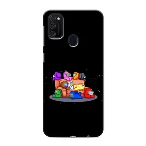 Чехол Амонг Ас для Samsung Galaxy M21s (AlphaPrint) (Амонг-ас)