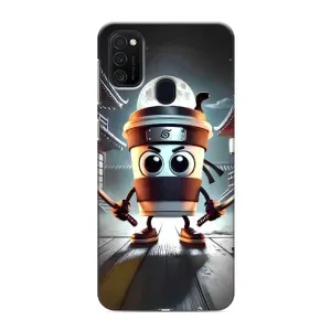 Чохол з мемом Тралалело тралала на Samsung Galaxy M21s (Капучіно асасіно)