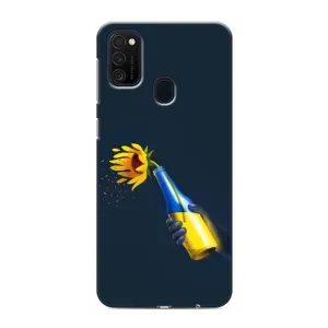 Чохол для Патріота України Samsung Galaxy M21s - (AlphaPrint) (Коктель молотова)