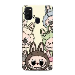 Чохол з Лабубу на Samsung Galaxy M21s (Золота мавпа Bored Ape)