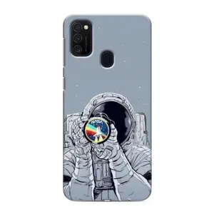 Чохол NASA для Samsung Galaxy M21s (AlphaPrint) (Космонавт фото)