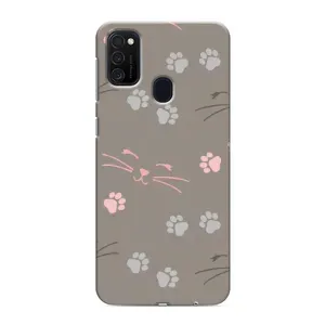 Чохол з малюнком кіт на Samsung Galaxy M21s (Лапи і вуса)