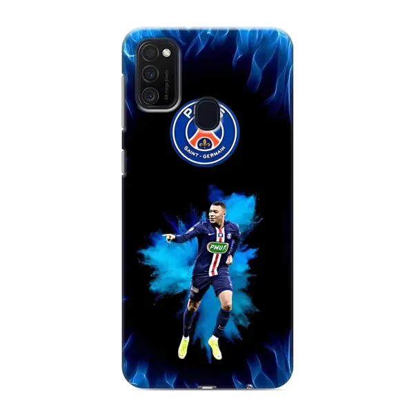 Чохол з принтом «Мбаппе у вогні» для Samsung Galaxy M21s