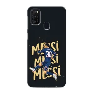 Чохли для Samsung Galaxy M21s (Leo чемпіон) (AlphaPrint) (Messi ПСЖ)