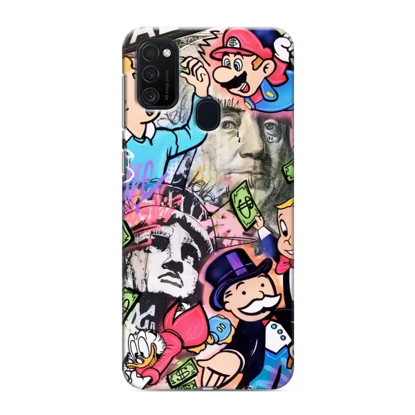 Чохол з принтом «Monopoly man» для Samsung Galaxy M21s