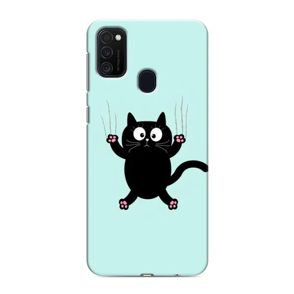 Чехол с принтом «Падающий кот» для Samsung Galaxy M21s