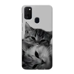 Чохол з малюнком кіт на Samsung Galaxy M21s (Пара котів)