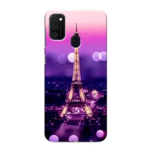 Чохол Ейфелева Вежа Samsung Galaxy M21s - (AlphaPrint) (Париж Башня)