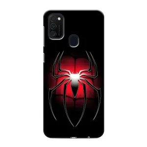 Чехол с человеком пауком для Samsung Galaxy M21s - (AlphaPrint) (Паук марвел)